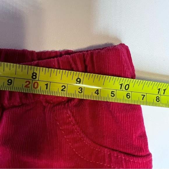 Mini Boden Pull On Corduroy Pants Girls 9Y Pink Stretch - Picture 7 of 9